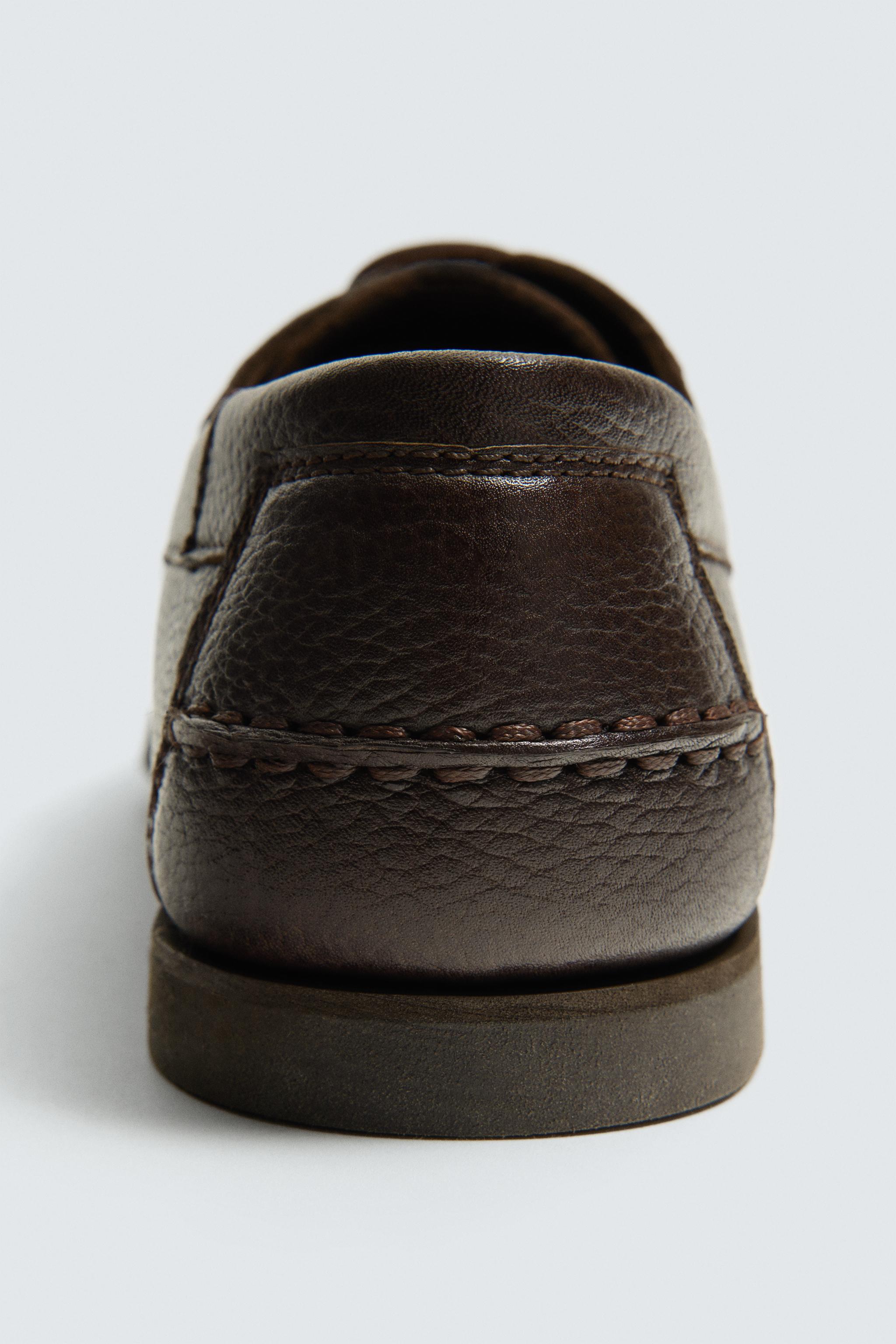 CHAUSSURES BATEAU EN CUIR